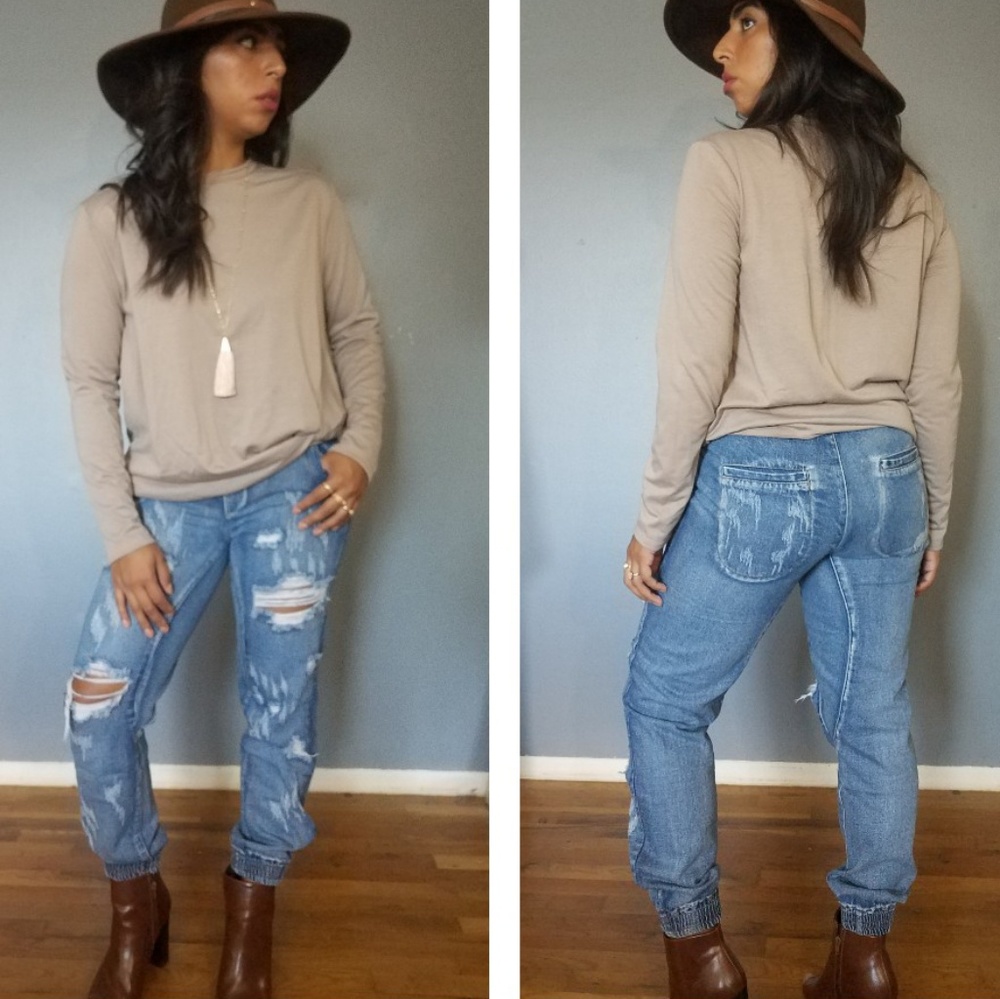 🏷CLEARANCE NO KIDDING DENIM JOGGER SMALL - Picture 2 of 8